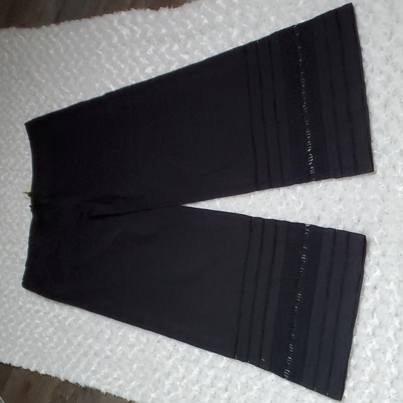 VITAMIN A Black Gold Coast Voile Malia Pant Cover-up ~ NWT - Picture 3 of 16